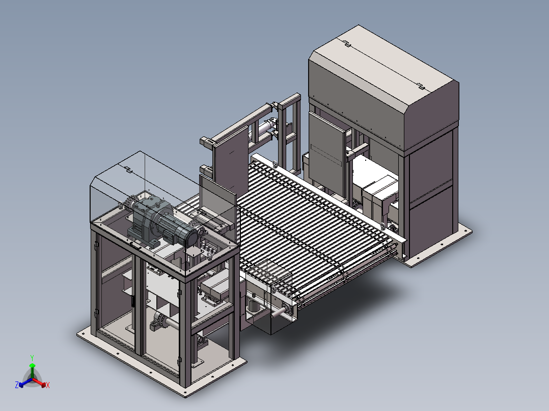 称重功能重载型板链线（sw19可编辑+工程图）