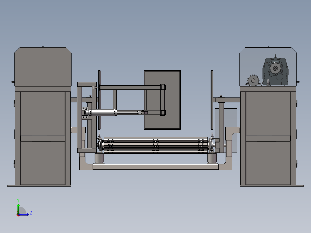 称重功能重载型板链线（sw19可编辑+工程图）左视图