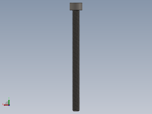 Screw_DIN_912_M6x80F_A2.SLDPRT公制内六角螺钉后视缩略图
