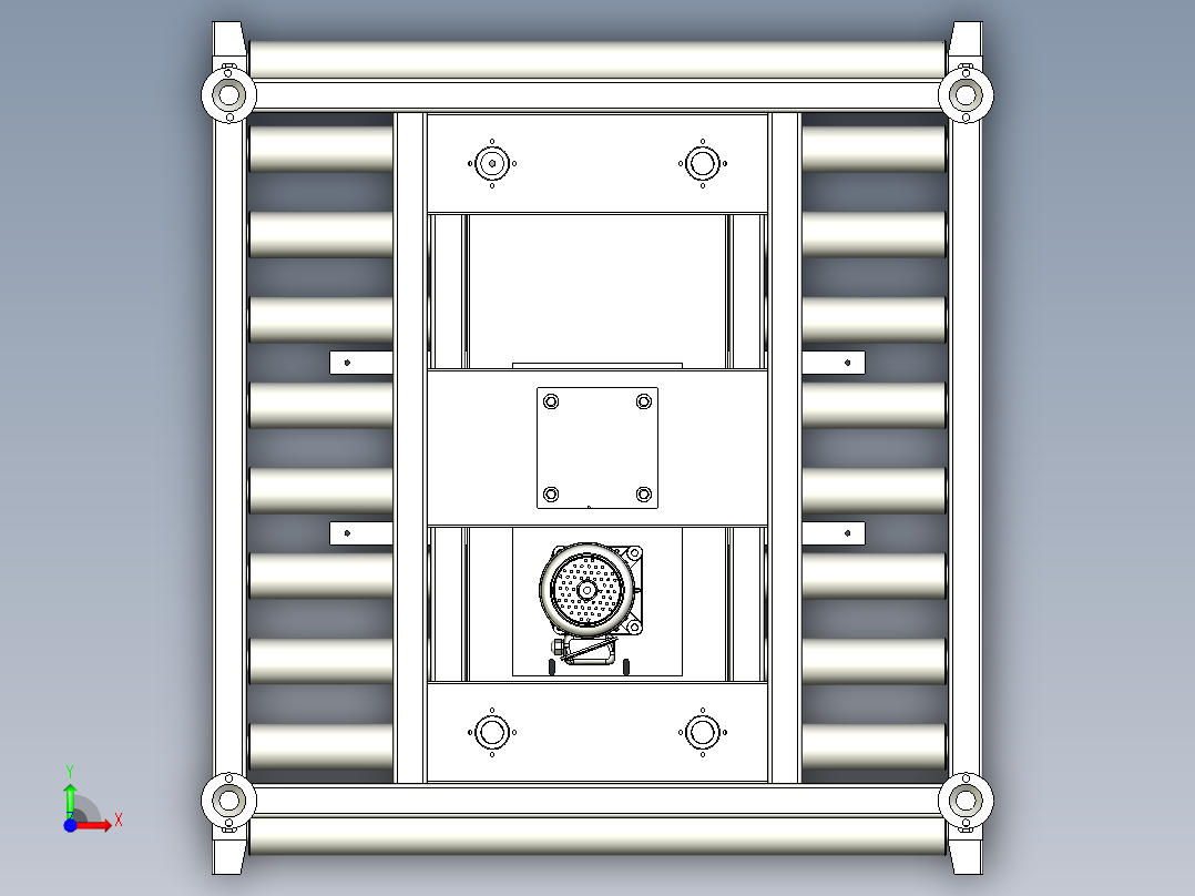 重载顶升旋转前视图