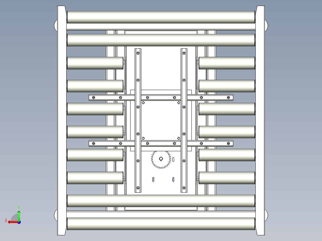 重载顶升旋转后视图