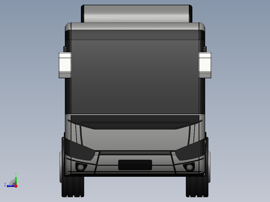 客车、公交车、空调大客车右视图