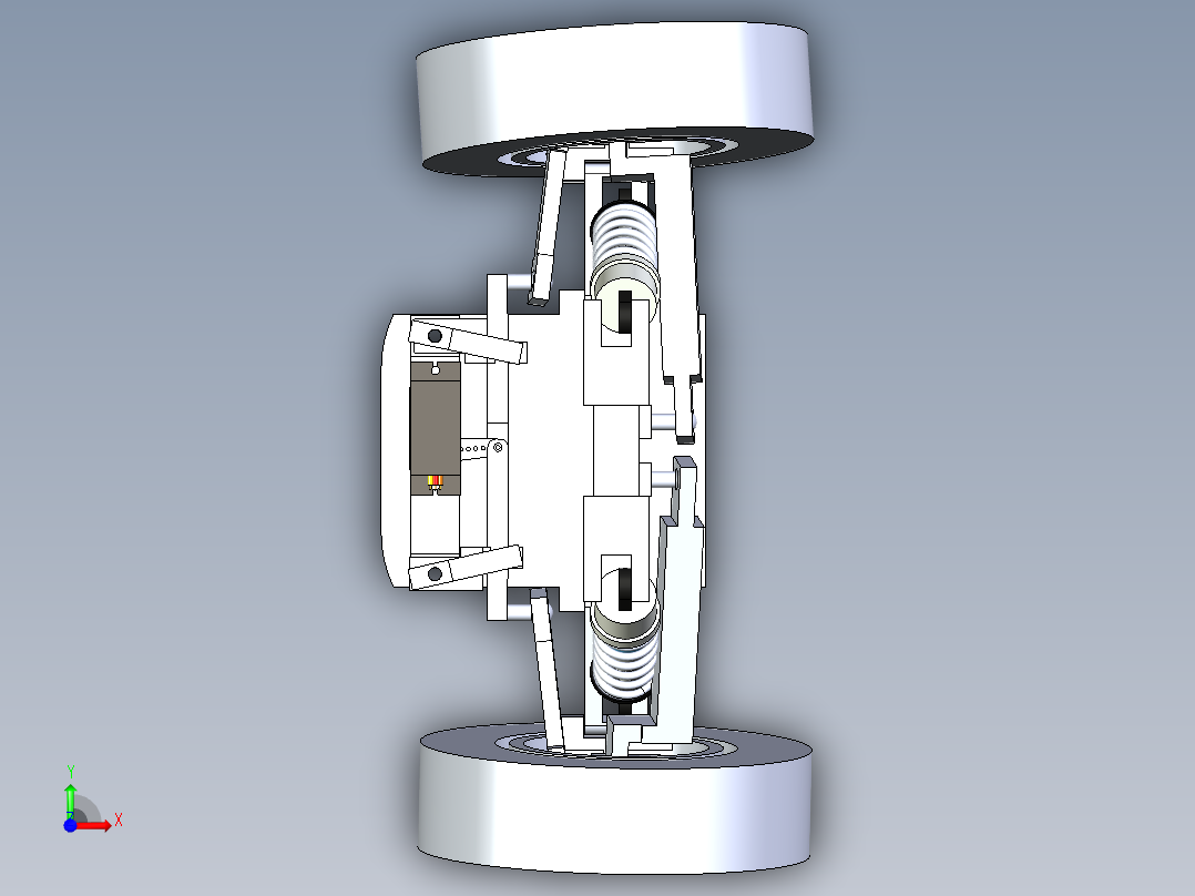 B2004008-遥控车前悬架前视图