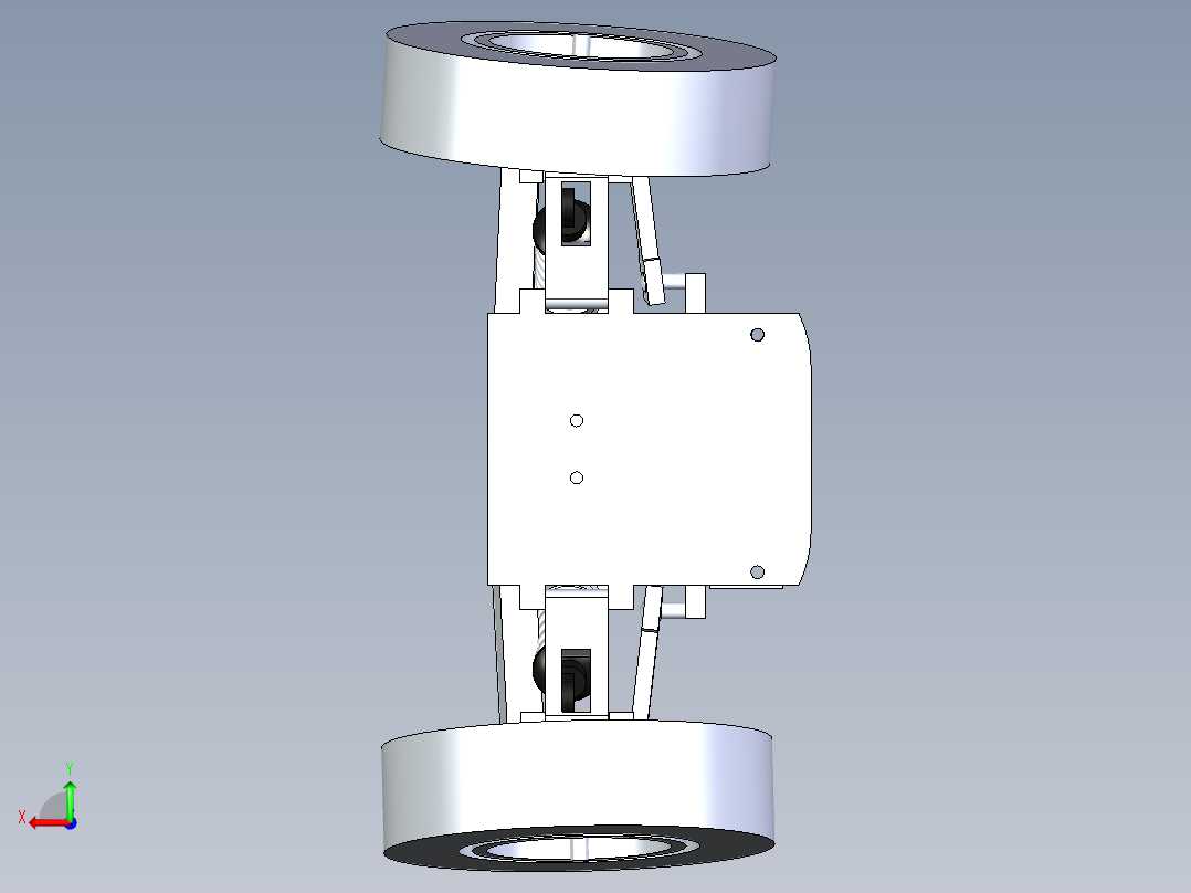 B2004008-遥控车前悬架后视图