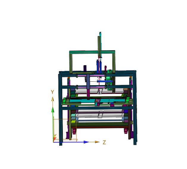 海带成排垂直夹苗的装置