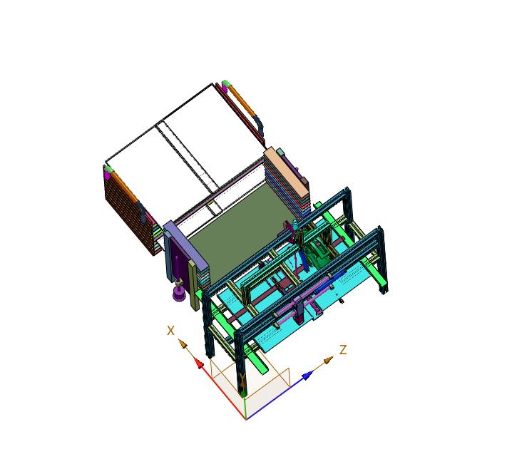 海带成排垂直夹苗的装置