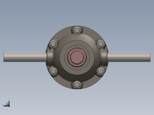 差速齿轮箱右视缩略图