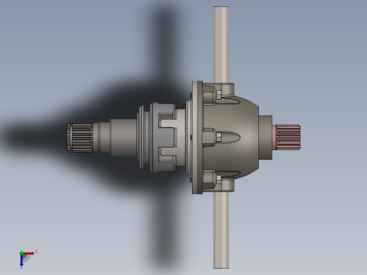 差速齿轮箱俯视缩略图