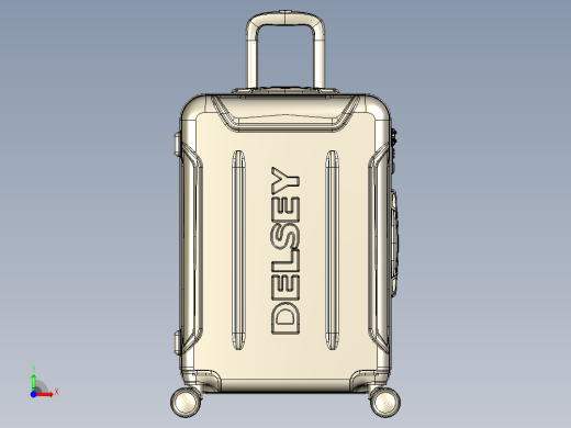 大使24寸行李箱前视缩略图