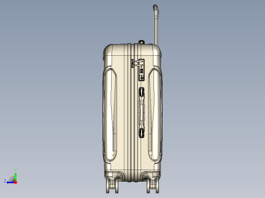 大使24寸行李箱右视缩略图