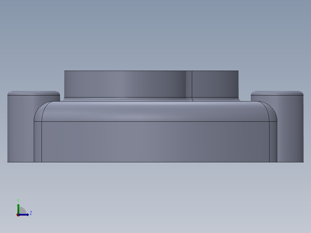 solidworks软件中的实体零件12左视图