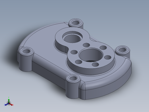 solidworks软件中的实体零件12正等轴测缩略图