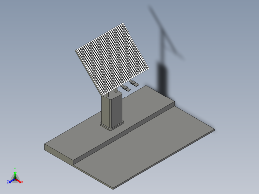 带太阳能电池板的自动售货机
