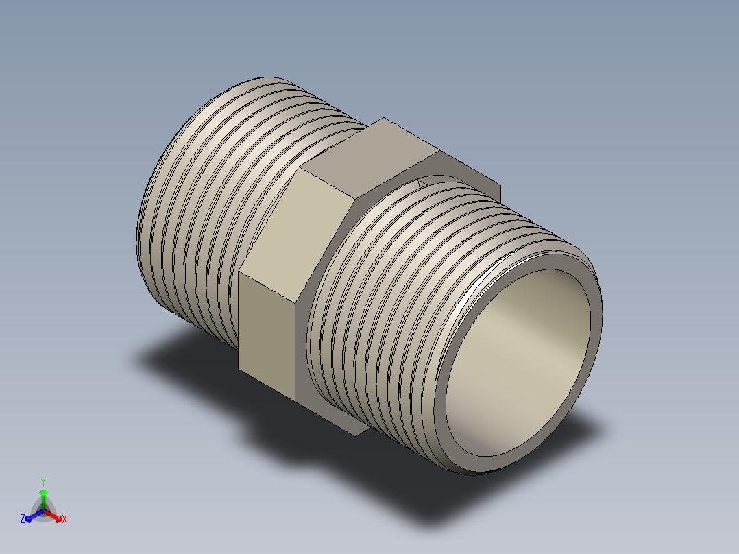 螺纹管对丝-六角等径 DN20