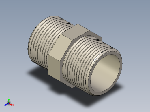 螺纹管对丝-六角等径 DN20
