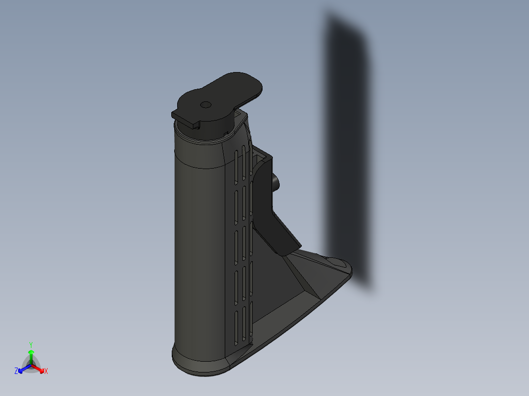 手枪左轮冲锋枪老式狙击步枪设计3D图纸m4-gun solidedge正等轴测图