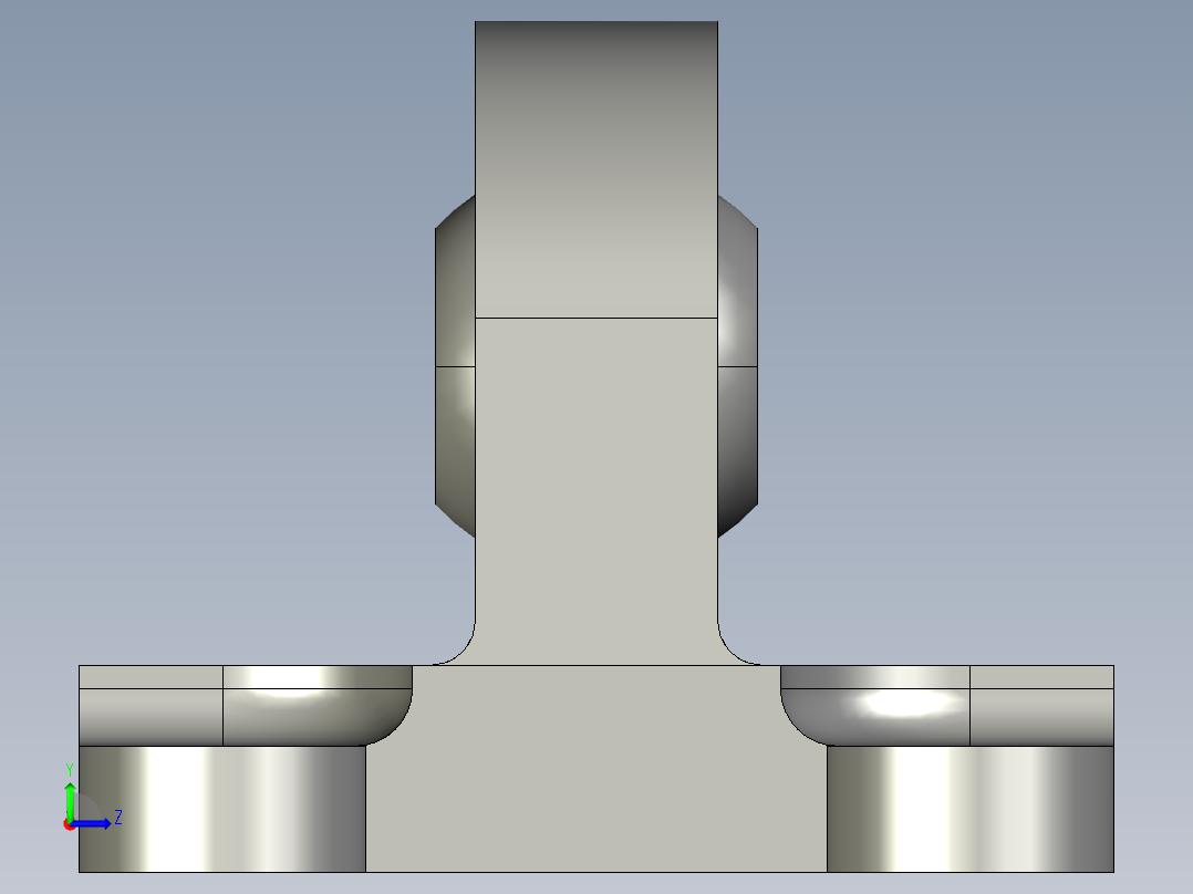 费斯托气缸附件联接件174397_SNCS_32左视图