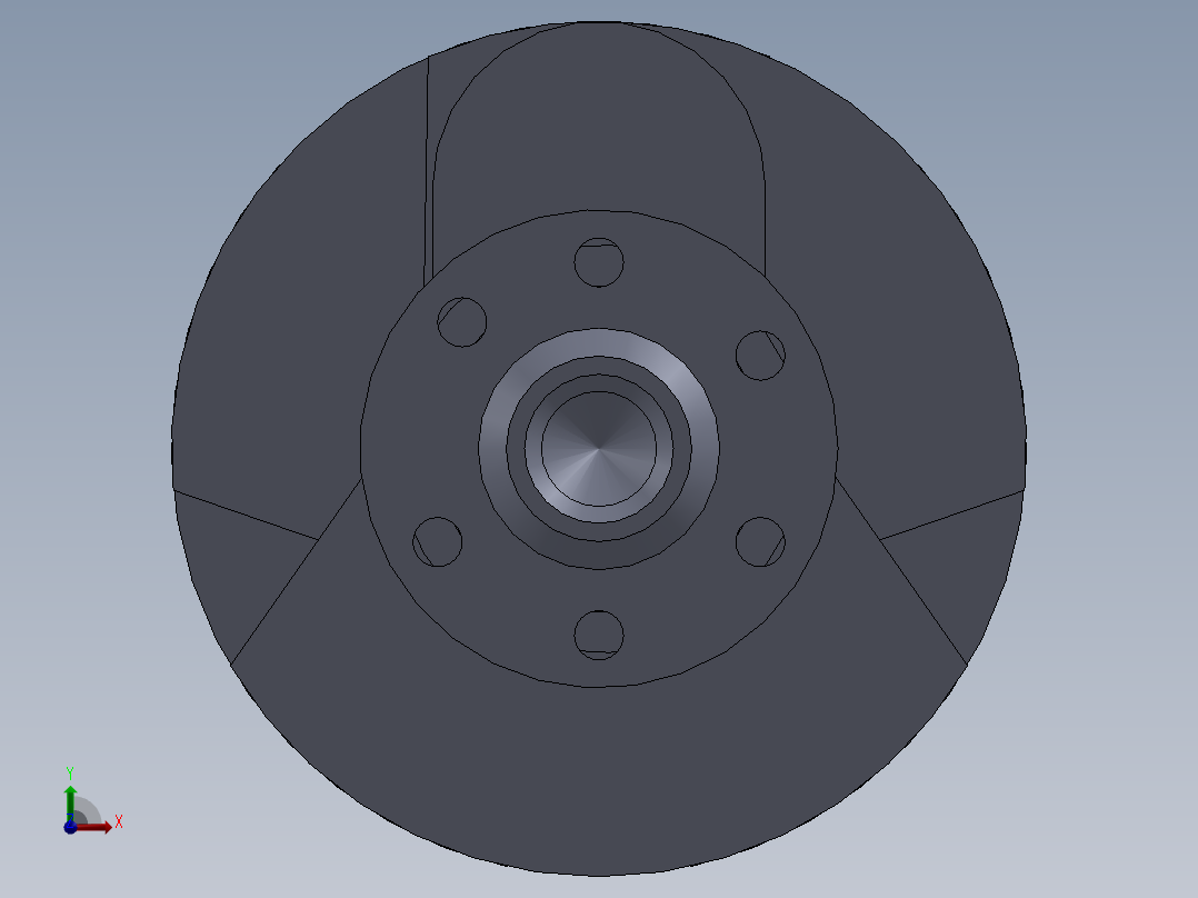 曲轴 捷达 2.5 大众前视图
