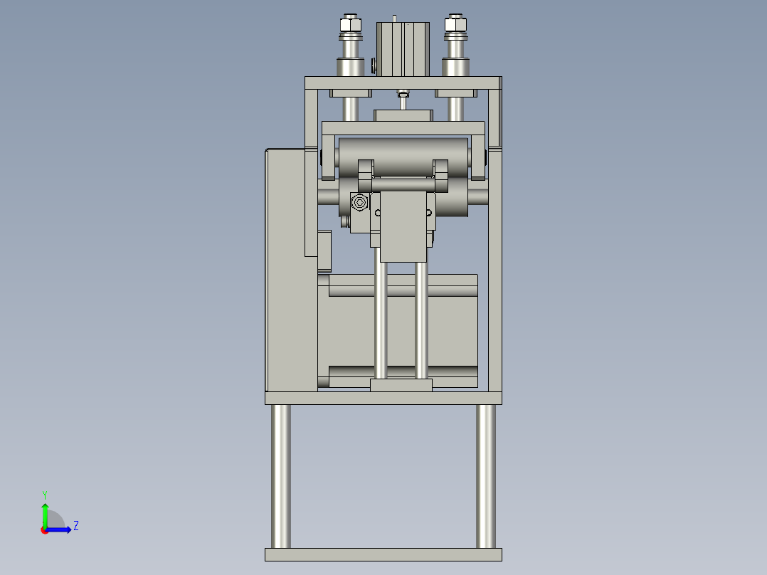 双压轮送料机构-01左视图