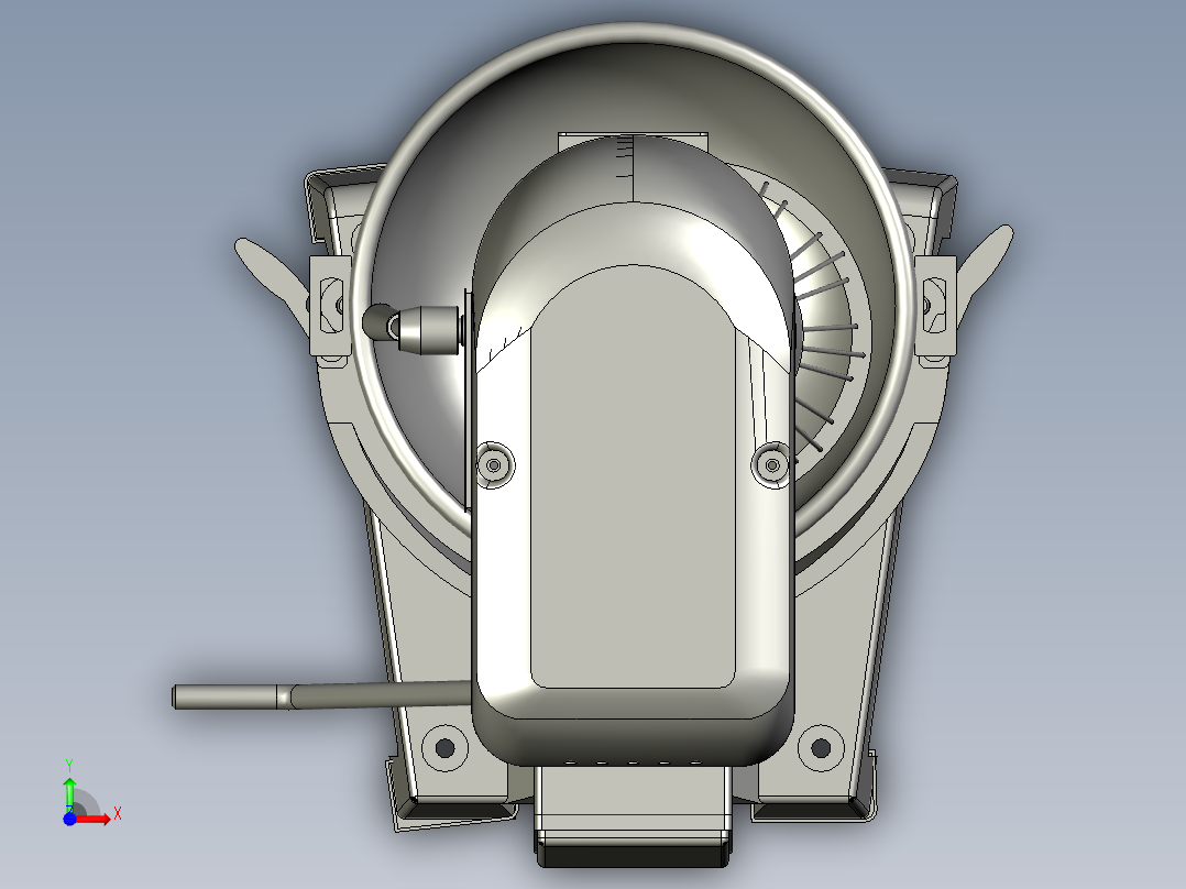 法式蛋糕制作用打蛋机前视图