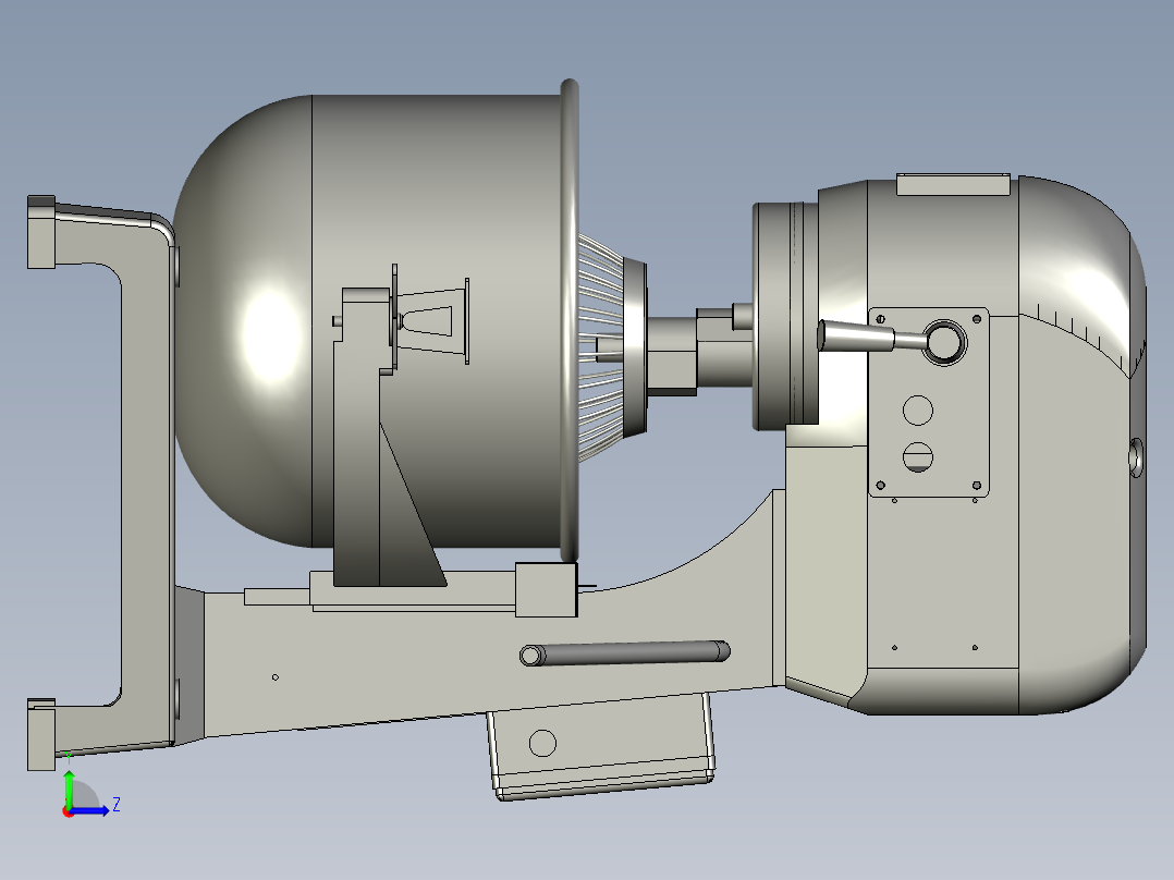 法式蛋糕制作用打蛋机左视图