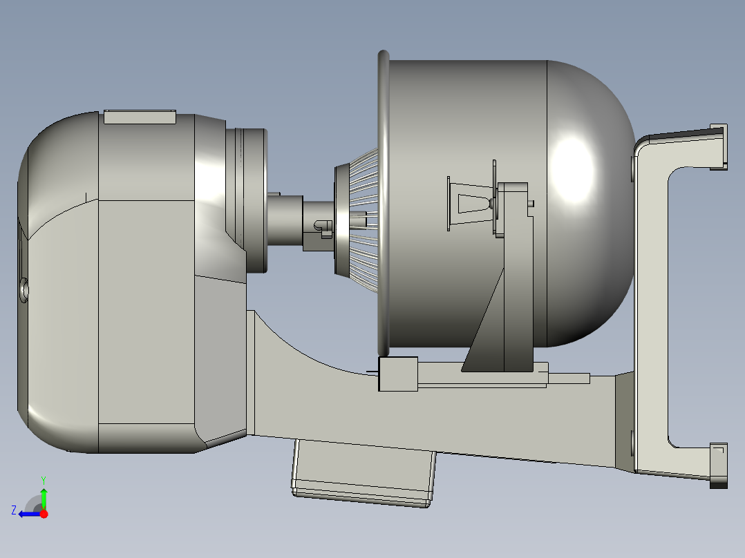 法式蛋糕制作用打蛋机右视图