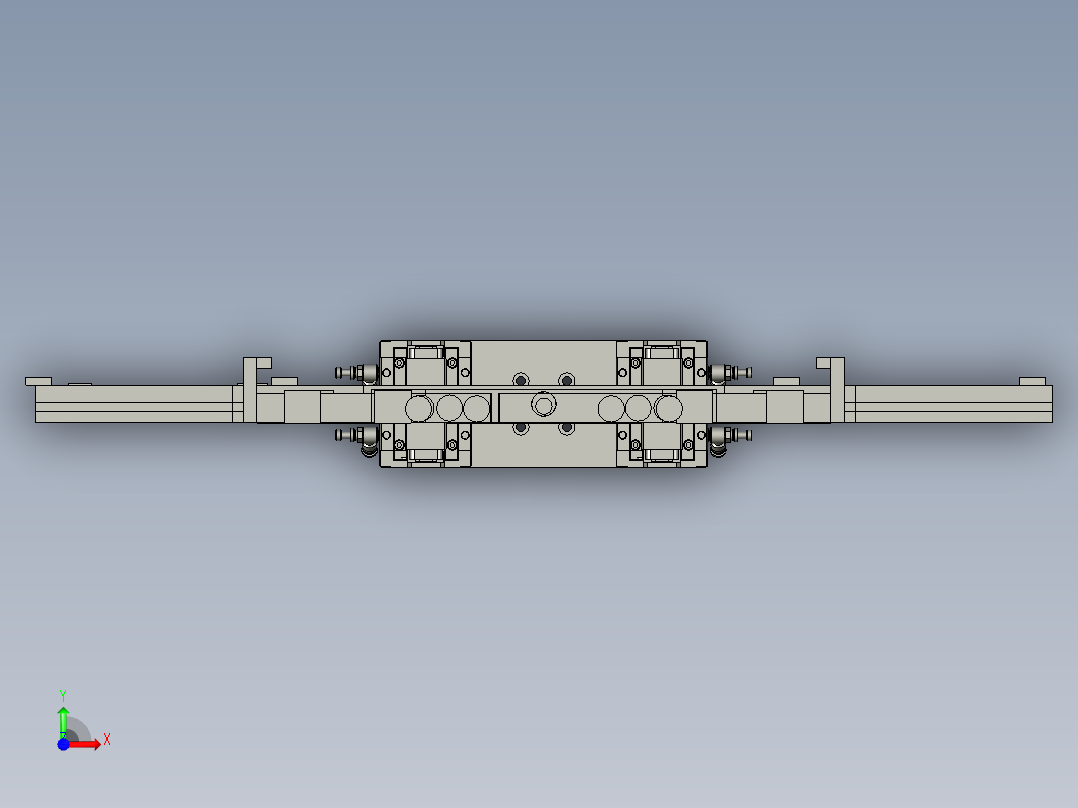 夹爪组件前视图