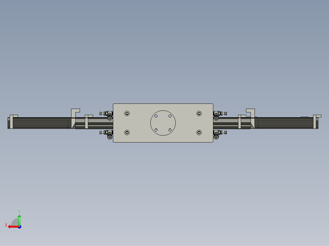 夹爪组件后视图