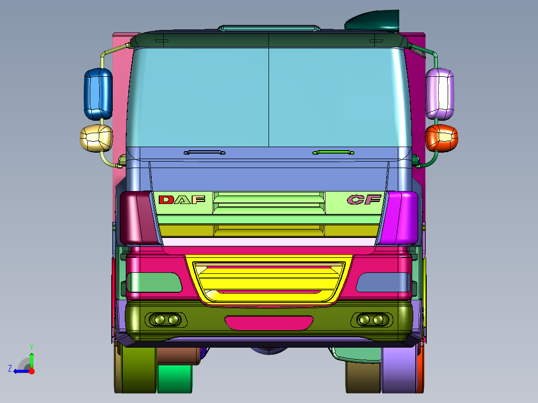 340马力8X4自卸重卡右视图