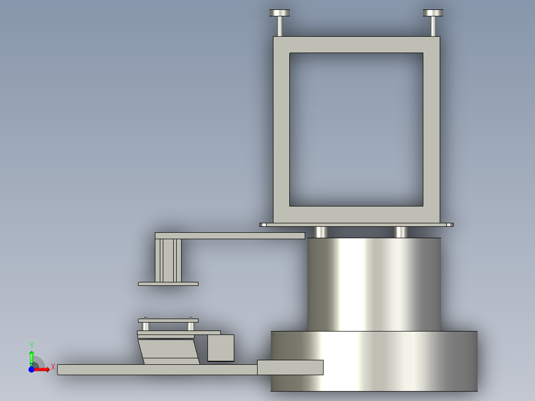 连接盖振盘前视图