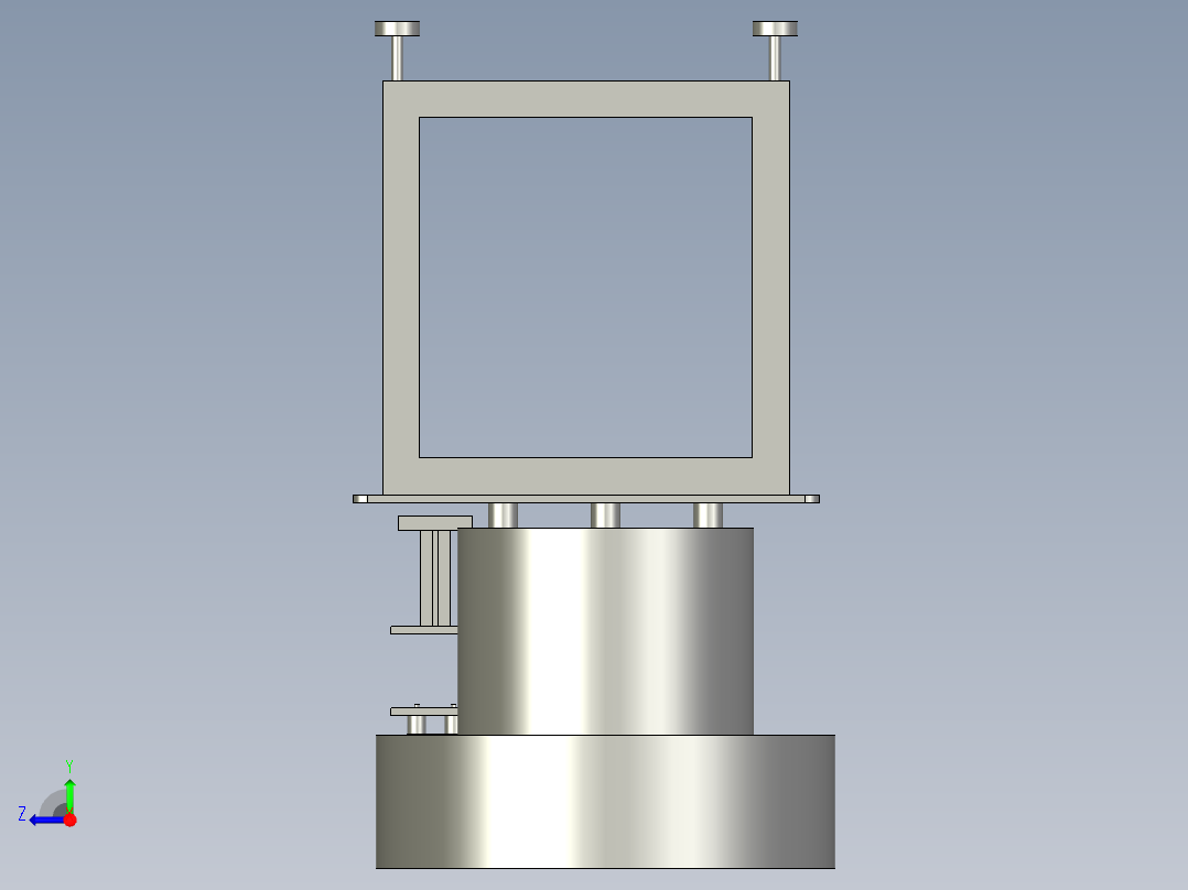 连接盖振盘右视图