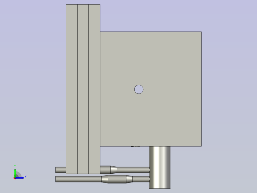 17L17-二工位1热烫气缸组件-a左视缩略图