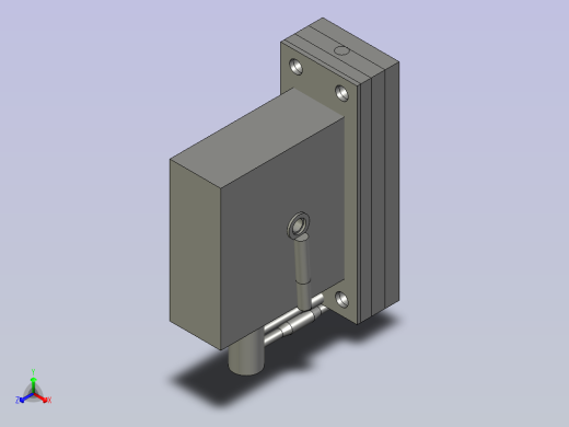 17L17-二工位1热烫气缸组件-a正等轴测缩略图