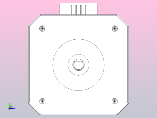 步进电机17HS4401S左视缩略图