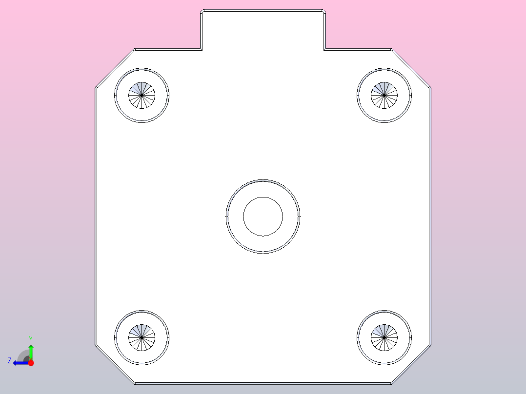 步进电机17HS4401S右视图