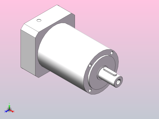 施耐德减速机正等轴测缩略图
