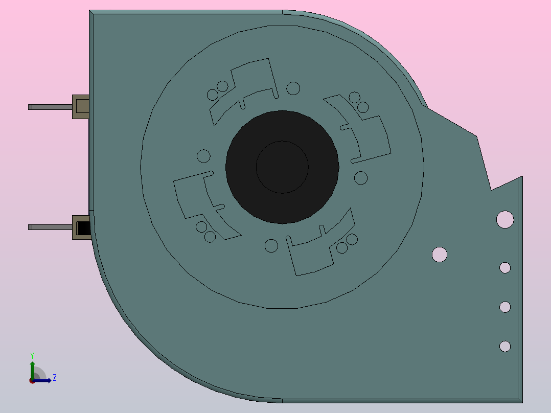 C60200横流风机[C60200]左视图