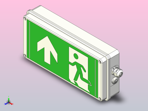 出口标志(3)正等轴测缩略图