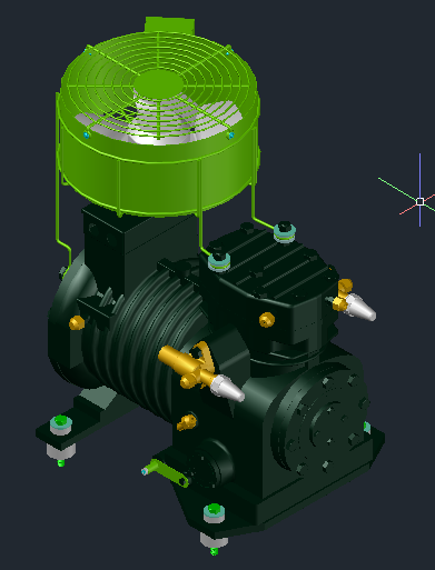 三洋（松下）半封闭5HP