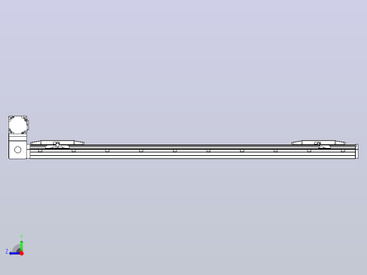 皮带直线轴双滑块型TPA-GCBS-150-P80-L450-LU-M75-N3右视缩略图