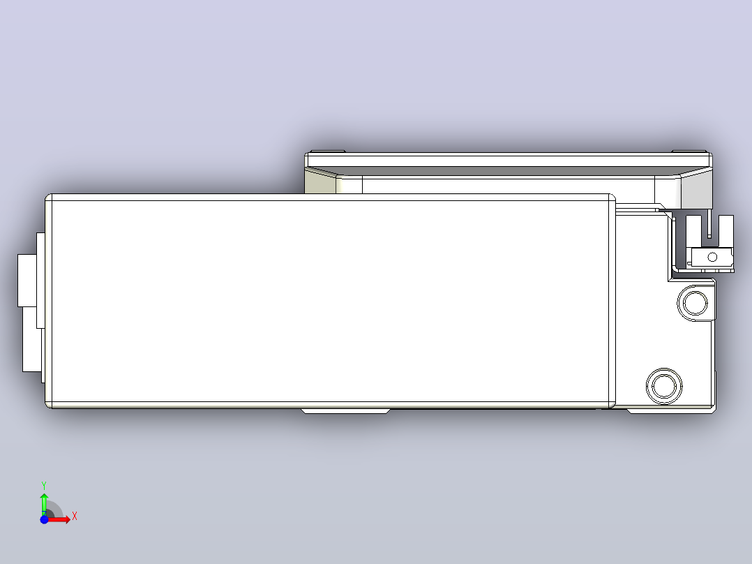 滚珠丝杠直线轴内置导轨TPA-GCR-120-1610C-L1050-MR-M40-N3前视图