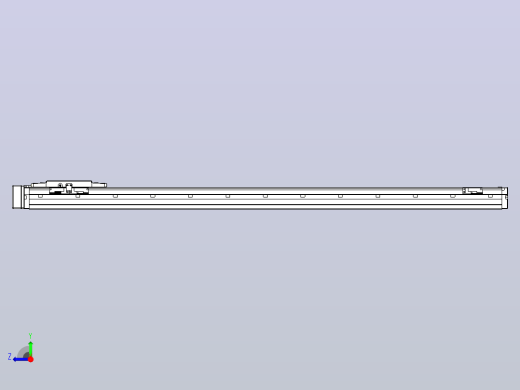 滚珠丝杠直线轴内置导轨TPA-GCR-120-1610C-L1050-MR-M40-N3右视缩略图