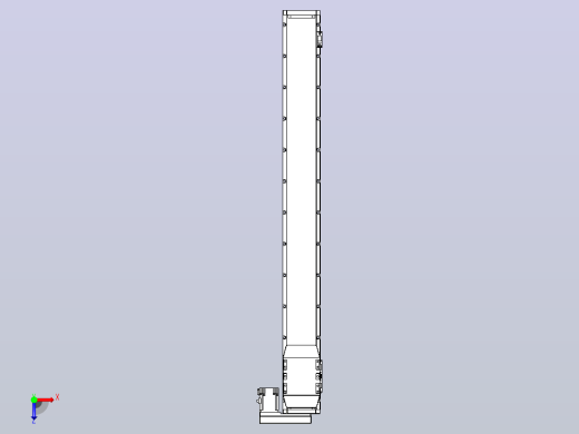 滚珠丝杠直线轴内置导轨TPA-GCR-120-1610C-L1050-MR-M40-N3俯视缩略图