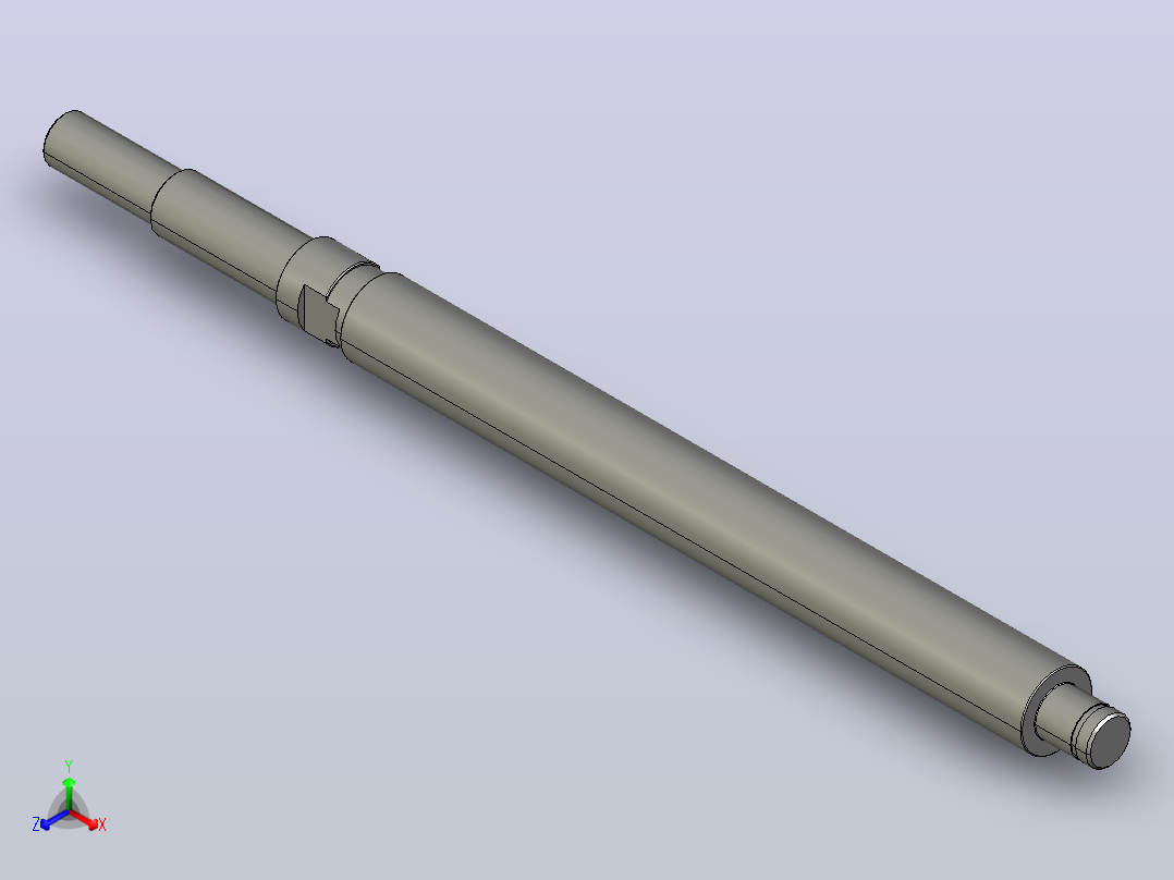 滚珠螺杆R16-5T3-FSIEW-150-235-C6主视图