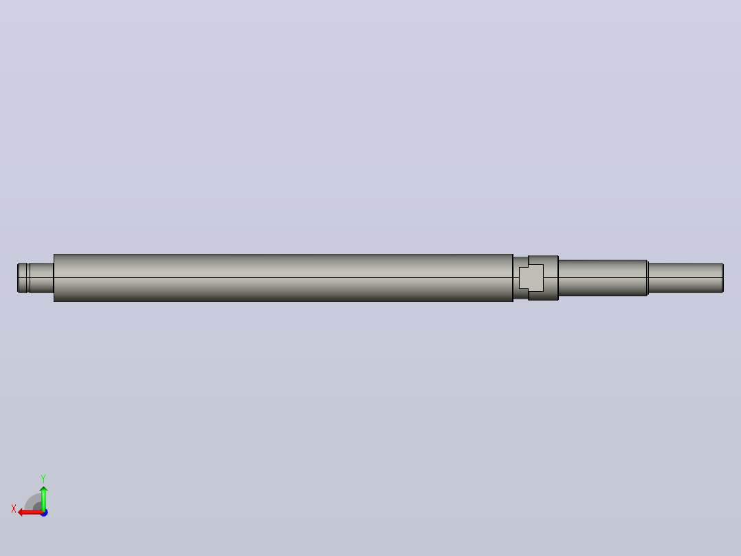 滚珠螺杆R16-5T3-FSIEW-150-235-C6后视图