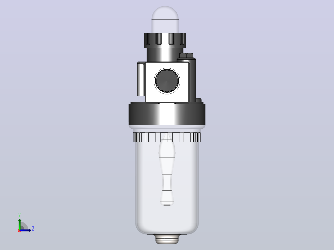 AL系列油雾器[AC2000]左视图