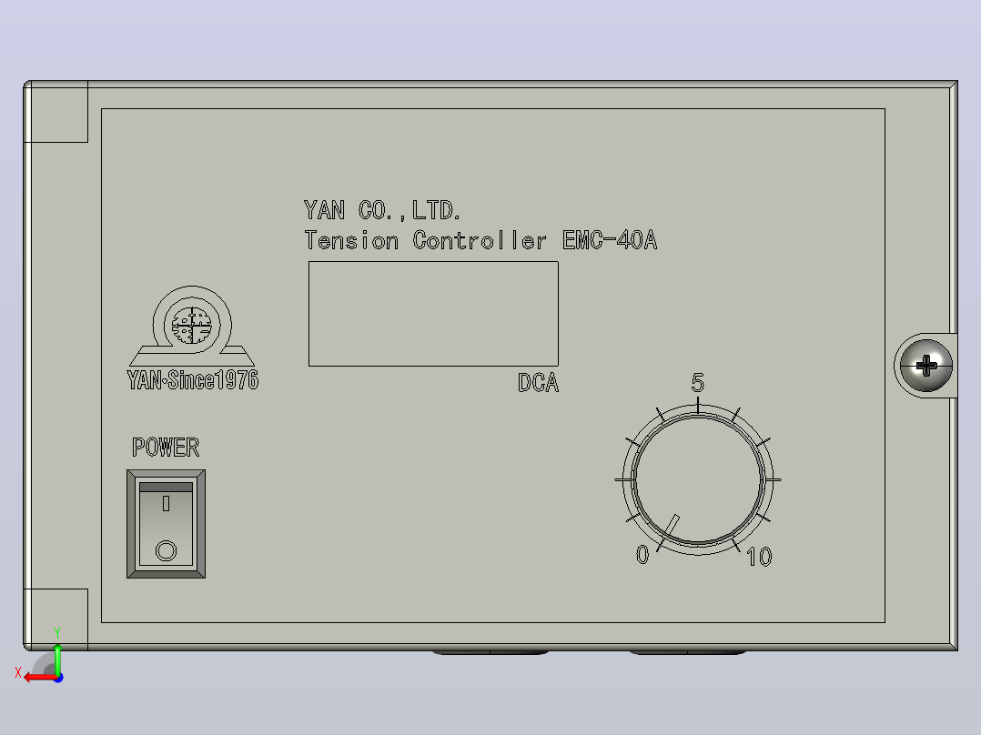 EMC-40张力控制器[EMC-40]后视图