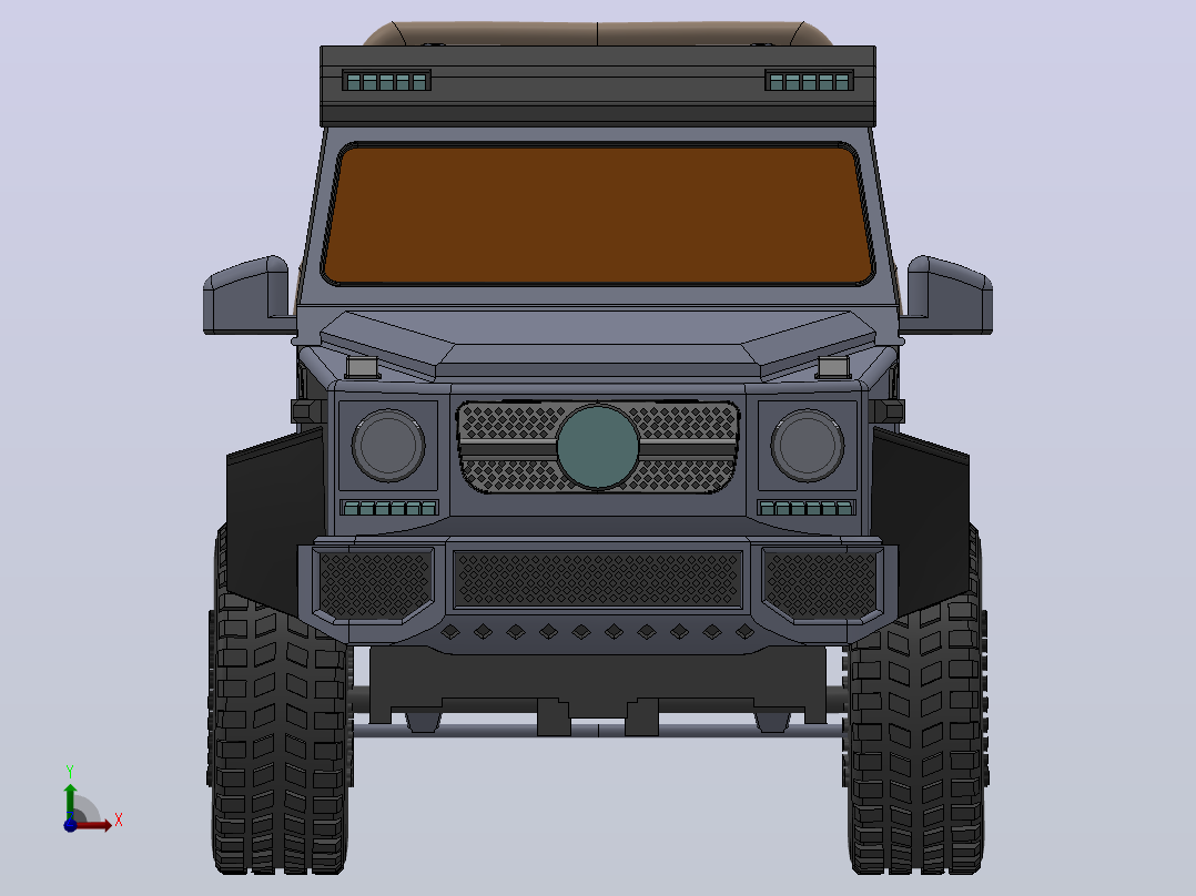 奔驰G63 AMG 6x6前视图