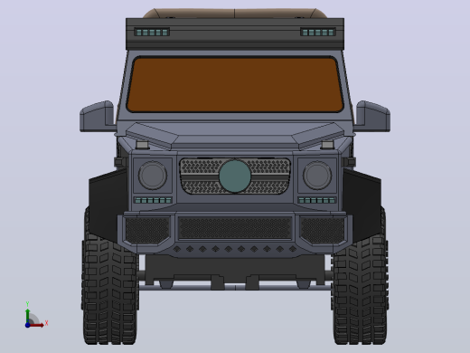 奔驰G63 AMG 6x6前视缩略图