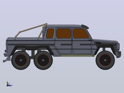 奔驰G63 AMG 6x6左视缩略图